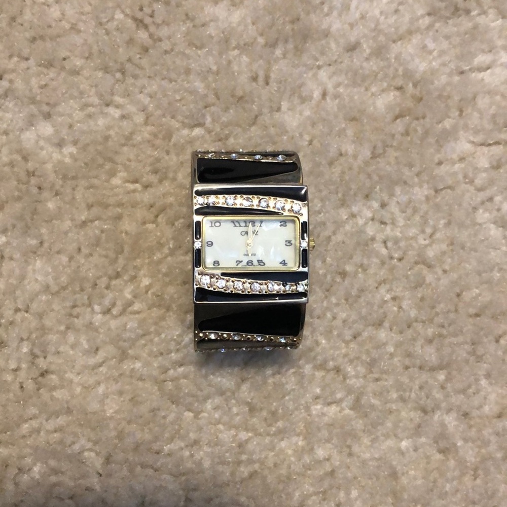 Black and Gold Watch